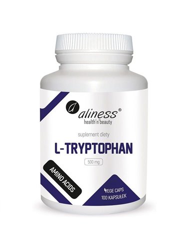 L-tryptofan 500 mg, 100 kapslar.