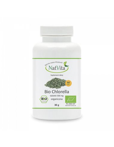Chlorella BIO 140 piller, 500 mg