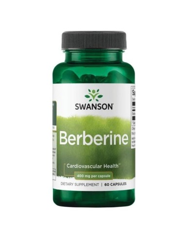 Berberine 400 mg, 60 kapslar